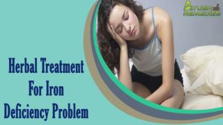 Herbal Treatment For Iron Deficiency Problem To Prevent Blood Loss