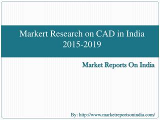 Markert Research on CAD in India 2015-2019