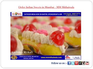 Order Indian Sweets in Mumbai - MM Mithaiwala