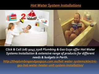 Hot Water System Installations