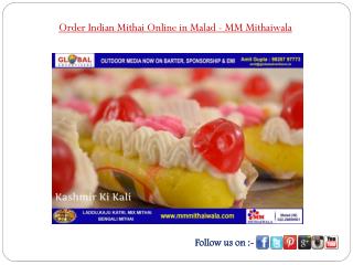 Order Indian Mithai Online in Malad- MM Mithaiwala