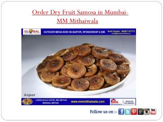 Order Dry Fruit Samosa in Mumbai- MM Mithaiwala