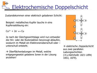 Elektrochemische Doppelschicht