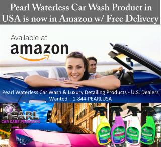 Pearl Waterless Car Wash Product in USA is Now in Amazon W_ Free Delivery