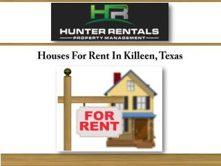 Houses For Rent In Killeen, Texas
