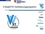 V-Modell XT Zertifizierungsprogramm