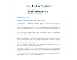 Hire SEO Expert Services