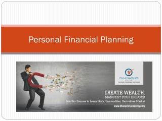 Personal Financial Planning, Peace, and Independence