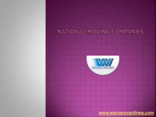 National Moving Companies - Warner's Van Lines