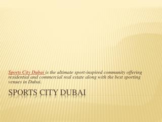 Sports city Dubai Property For Sale