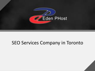 SEO Services Company In Toronto