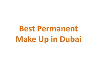 Best Permanent Make Up