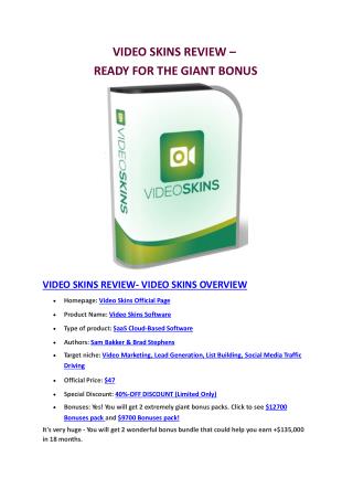 Demo review in action of Video Motion and huge bonus pack value $5300