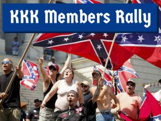 KKK Members Rally