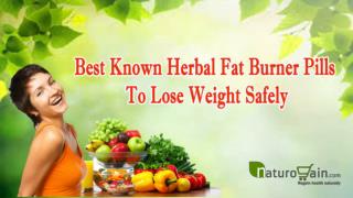 Best Known Herbal Fat Burner Pills To Lose Weight Safely