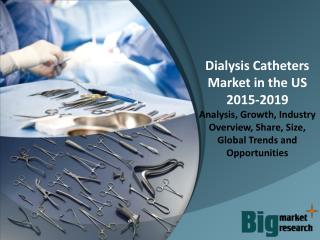 US Dialysis Catheters Market - Demand, Trends, Growth & Forecast to 2019
