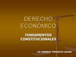 DERECHO ECON MICO