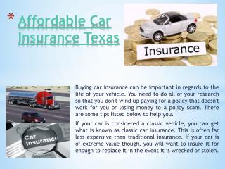 Cheapest Auto Insurance in Texas