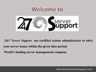 cpanel Server Management Service- 24x7 Server Support