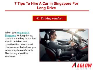 7 tips to hire a car in Singapore for long drive