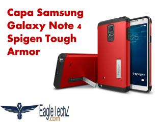 Capa Samsung Galaxy Note 4 Spigen Tough Armor