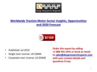 2015 International Traction Motor Market Research Report