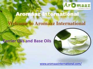 Buy Online Pure Carrier oils and Base oils