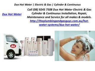 Dux Hot Water Electric & Gas