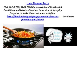 Local Plumber Perth
