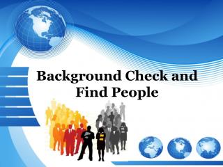 Background Check and Find People