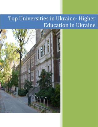 Study in Ukraine University