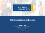 The Business Case for Diversity