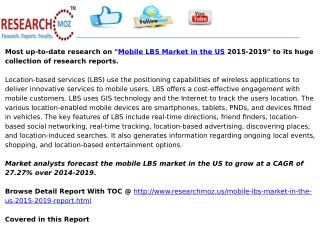 Mobile LBS Market in the US 2015-2019