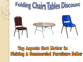 Top Aspects that Matter in Picking A Commercial Furniture Seller