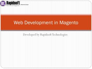 Magento Web Development Company