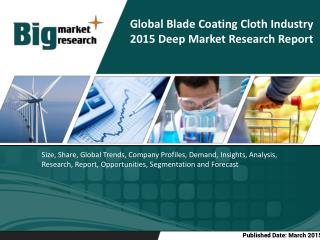 Global Blade Coating Cloth Industry - Demand insights and Future Forecast