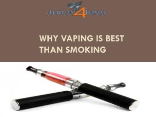 Why vaping is best than smoking