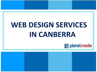 Web design services in Canberra