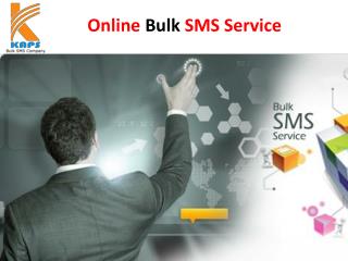 Online bulk sms service