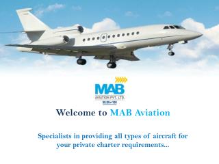 Private Air Charter Services In India