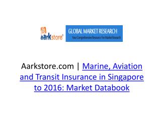 Aarkstore.com | Marine, Aviation and Transit Insurance in Si