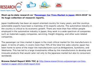 Passenger Car Tires Market in Japan 2015-2019