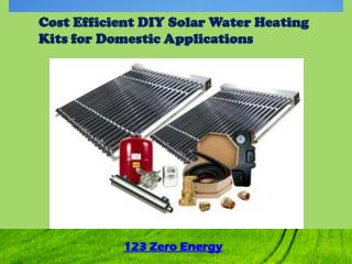 DIY Solar Water Heating Kits