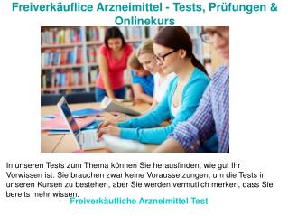 Freiverkäufliche Arzneimittel Test | Freiverkäufliche Arzneimittel Liste