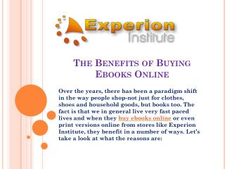 The Benefits of Buying Ebooks Online
