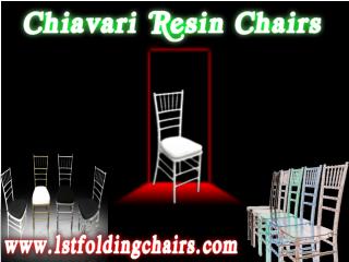 Chiavari Resin Chairs - 1st folding chairs Larry