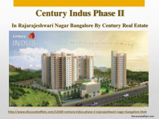 Buy Residential Apartments in Century Indus Phase II Rajarajeshwari Nagar Bangalore