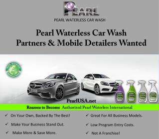 Pearl Waterless Car Wash Partners & Mobile Detailers Wanted