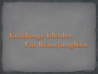 Schöne Neue Knielange Brautjungfernkleider Online - PERSUN