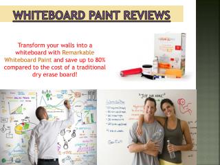 Whiteboard Paint Comparison